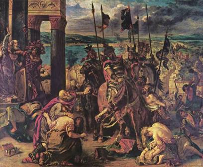 Entry of the Latin Crusaders into Constantinople, 1204 (Eugene Delacroix) (1798-1863) Musée National du Château et des Trianons, Versailles
